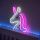 Special Effect Pink & White Unicorn LED Neon Style Wall Light