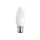 Integral ILCANDB22DF027 Dimmable 5.6 watt BC-B22mm Standard Bayonet Cap Opal Daylight LED Candle Light Bulb