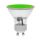 Green 1.8 watt Special Effect Decorative GU10 LED Spotlight Bulb