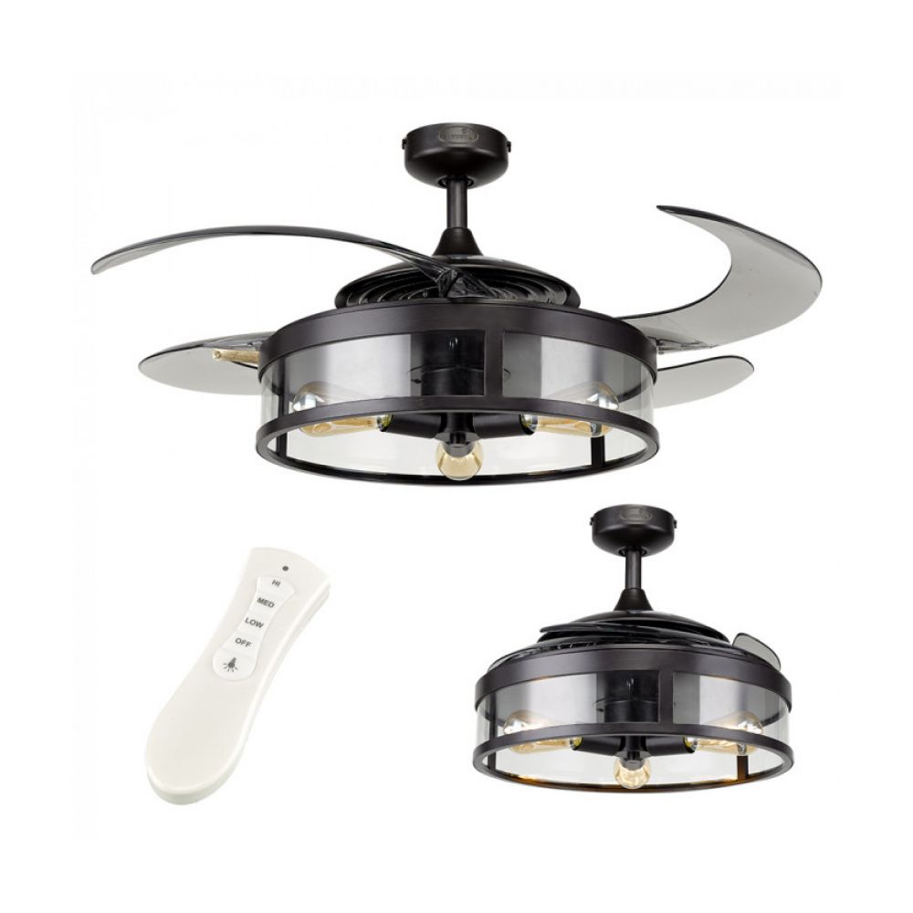 Fanaway Classic 48 Inch Antique Black Ceiling Fan Remote