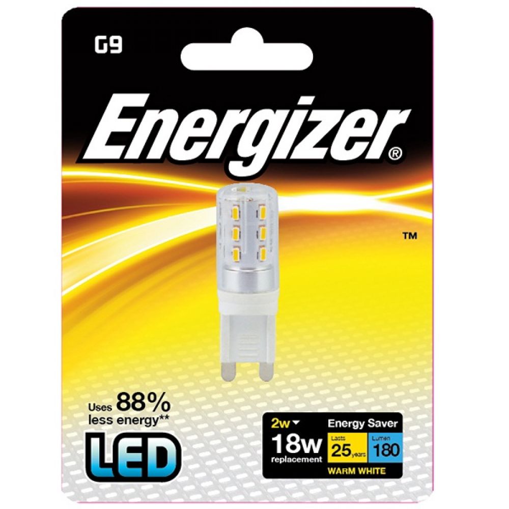 2 watt G9 LED Light Bulb - White
