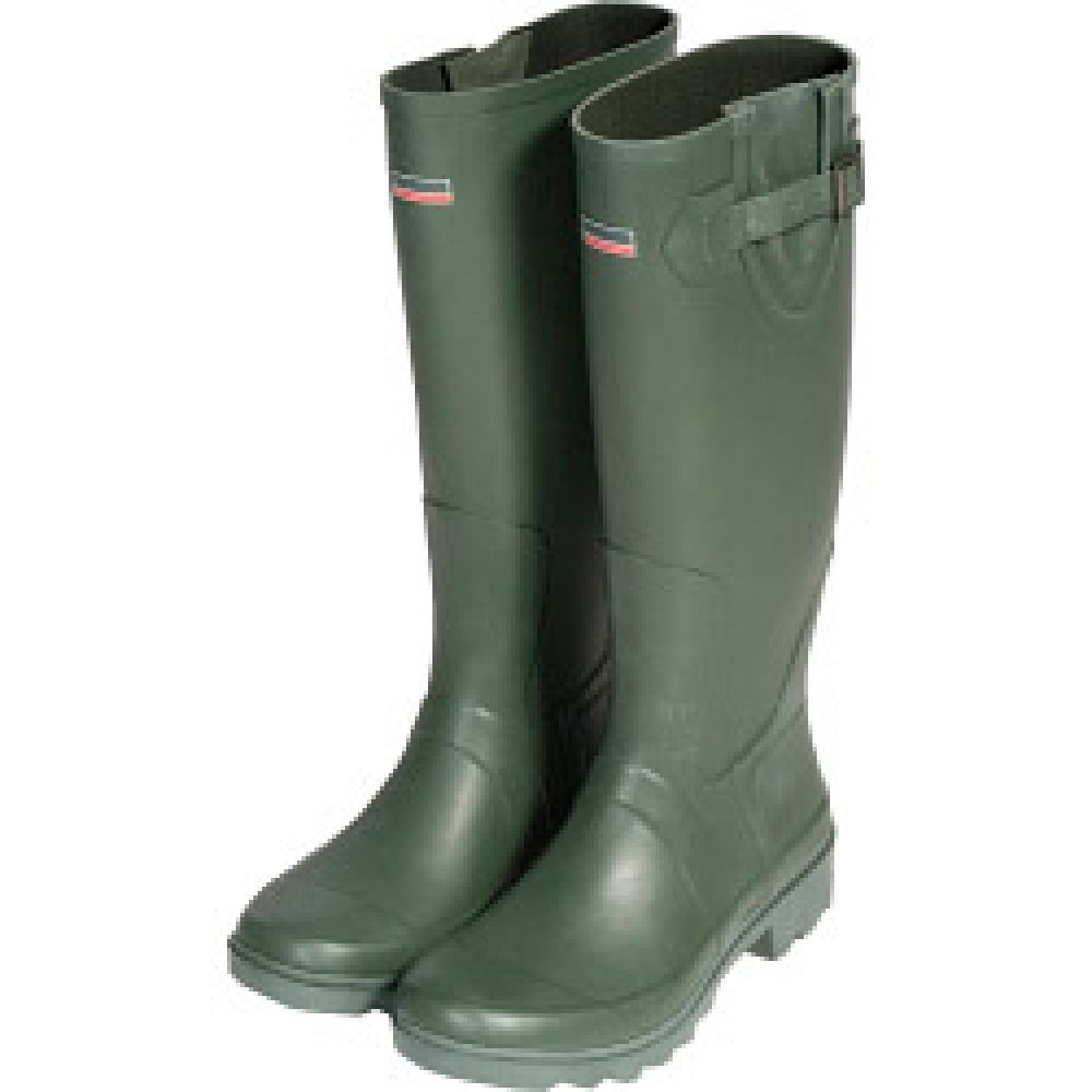 Premium Full Length Green Wellington Boots - UK Size 6 - Euro Size 39