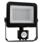 BELL 10785 30 watt Skyline Mini Outdoor Compact Domestic and Commercial LED Floodlight - Cool White - With PIR Motion Sensor