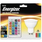 Energizer S14544 Colour Changing GU10 LED Light Bulb  - Red Green Blue