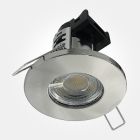 Eterna VECOIFIRE3 5 watt IP65 Dimmable LED Fire Rated Downlight Fitting - Warm White - 3 Coloured Bezels