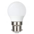 Integral ILGOLFB22NE075 Frosted 2.2 watt BC-B22mm LED Golf Ball Light Bulb - Cool White 4000K