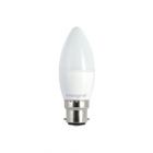 Integral ILCANDB22DF027 Dimmable 5.6 watt BC-B22mm Standard Bayonet Cap Opal Daylight LED Candle Light Bulb