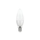 Integral ILCANDE14DF026 Dimmable 4.9 watt SES-E14mm Small Screw Opal Daylight LED Candle Light Bulb